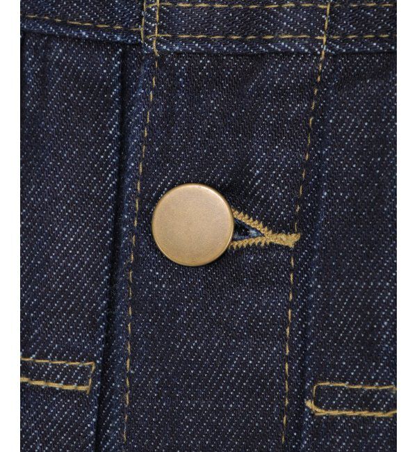 Lbc with Life「ＬＢＣデニムノーカラージャケット」|ブルゾン・スタジャン|