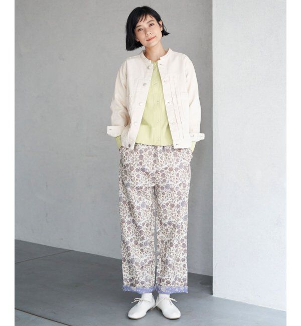 Lbc with Life「ＬＢＣデニムノーカラージャケット」|ブルゾン・スタジャン|