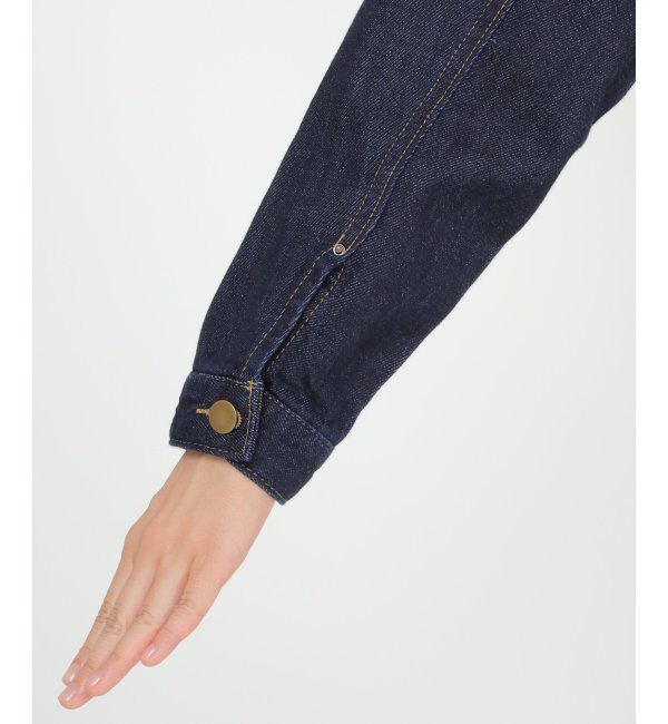 Lbc with Life「ＬＢＣデニムノーカラージャケット」|ブルゾン・スタジャン|