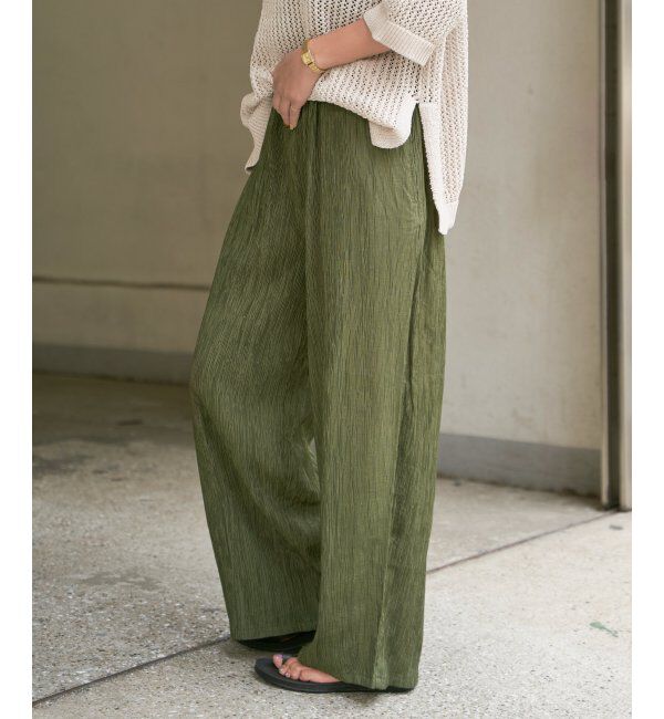 Lbc with Life「エアプリーツワイドイージーパンツ」|その他|