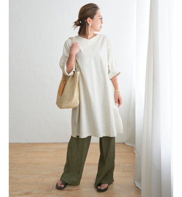 Lbc with Life「エアプリーツワイドイージーパンツ」|その他|