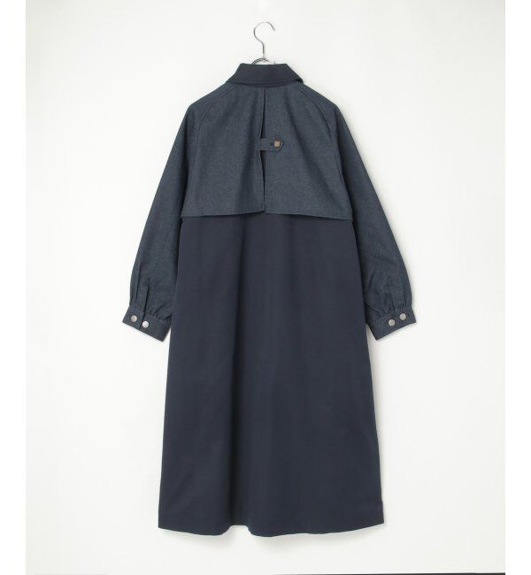 Lbc with Life「デニム切り替えステンカラーコート」|その他|