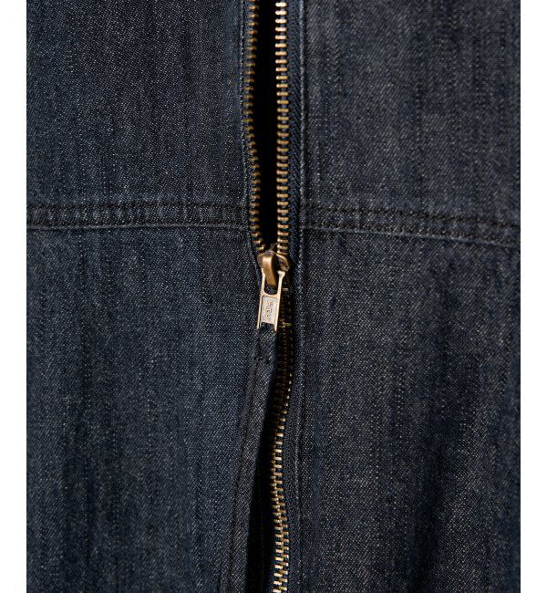 Lbc with Life「デニムジップフカＶネックワンピ」|ワンピース|