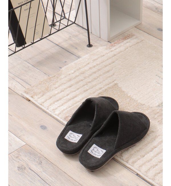 Lbc with Life「SOUFITコンフォートスリッパ」|ルームシューズ|ブラック