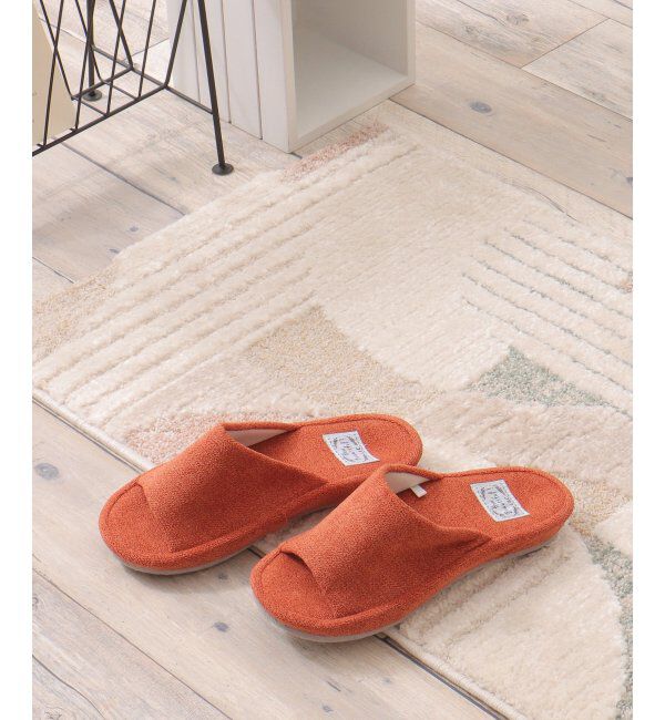 Lbc with Life「SOUFITコンフォートスリッパ」|ルームシューズ|オレンジ