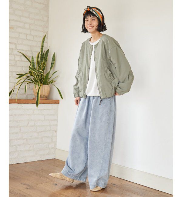 Lbc with Life「ナイロンシャーリングブルゾン」|ブルゾン・スタジャン|