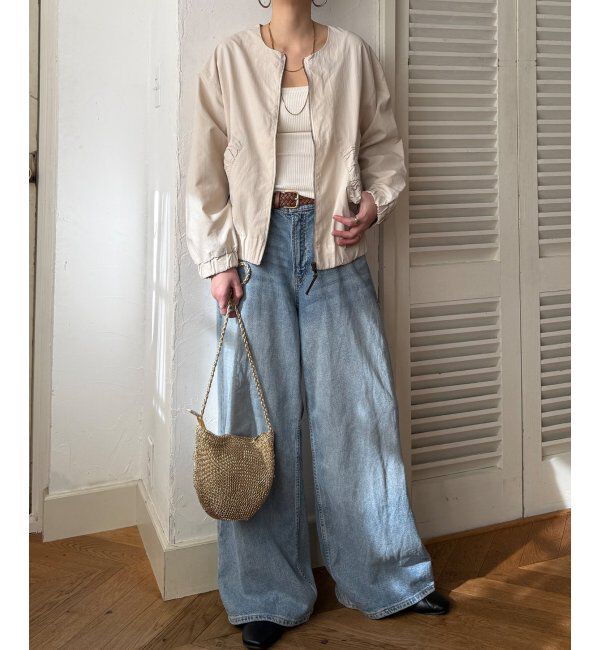 Lbc with Life「ナイロンシャーリングブルゾン」|ブルゾン・スタジャン|