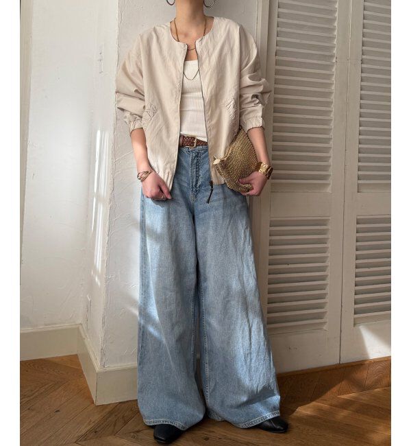 Lbc with Life「ナイロンシャーリングブルゾン」|ブルゾン・スタジャン|