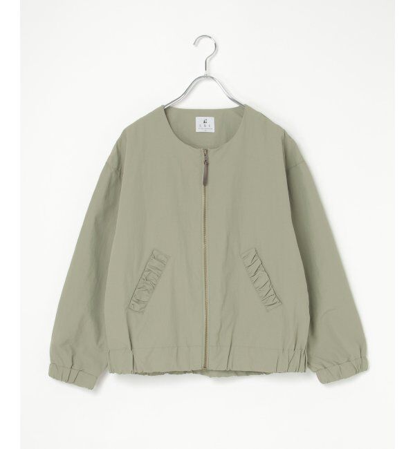 Lbc with Life「ナイロンシャーリングブルゾン」|ブルゾン・スタジャン|