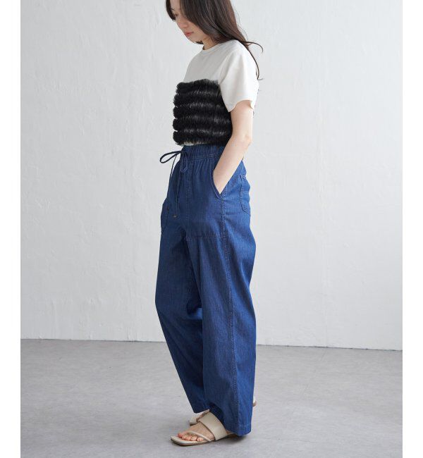 VENCE share style「天竺チュールフリルビスチェ見えTシャツ」|Tシャツ・カットソー|