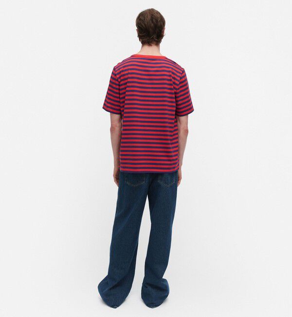 Marimekko「Tasaraita Unisex Unikko Tシャツ」|シャツ・ブラウス|