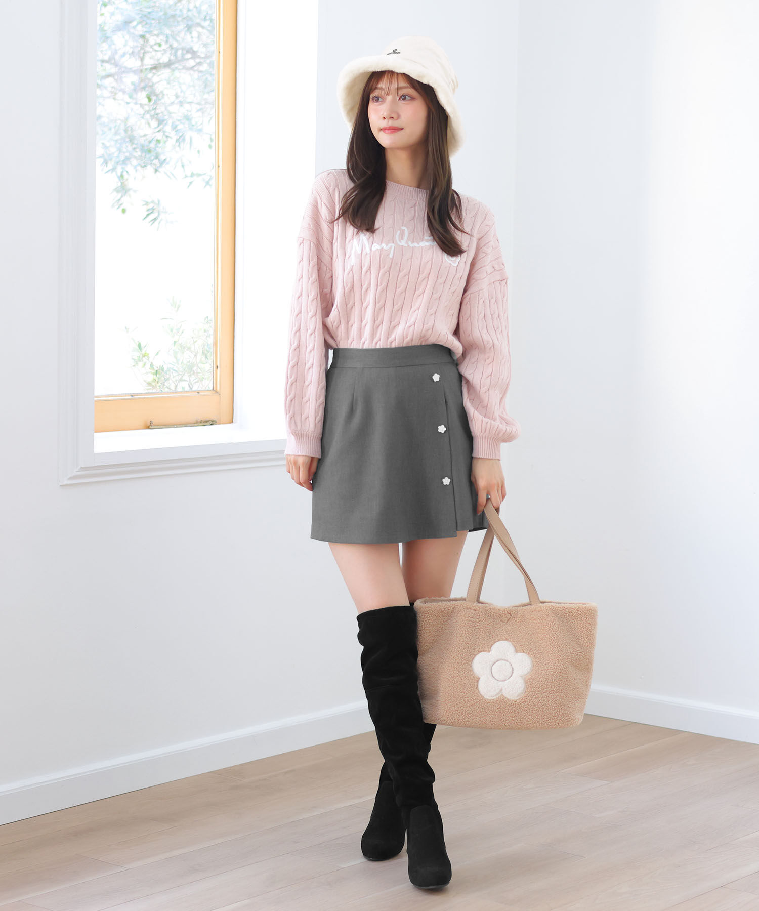 MARY QUANT「リバーシブルバケット ハット」|ハット|