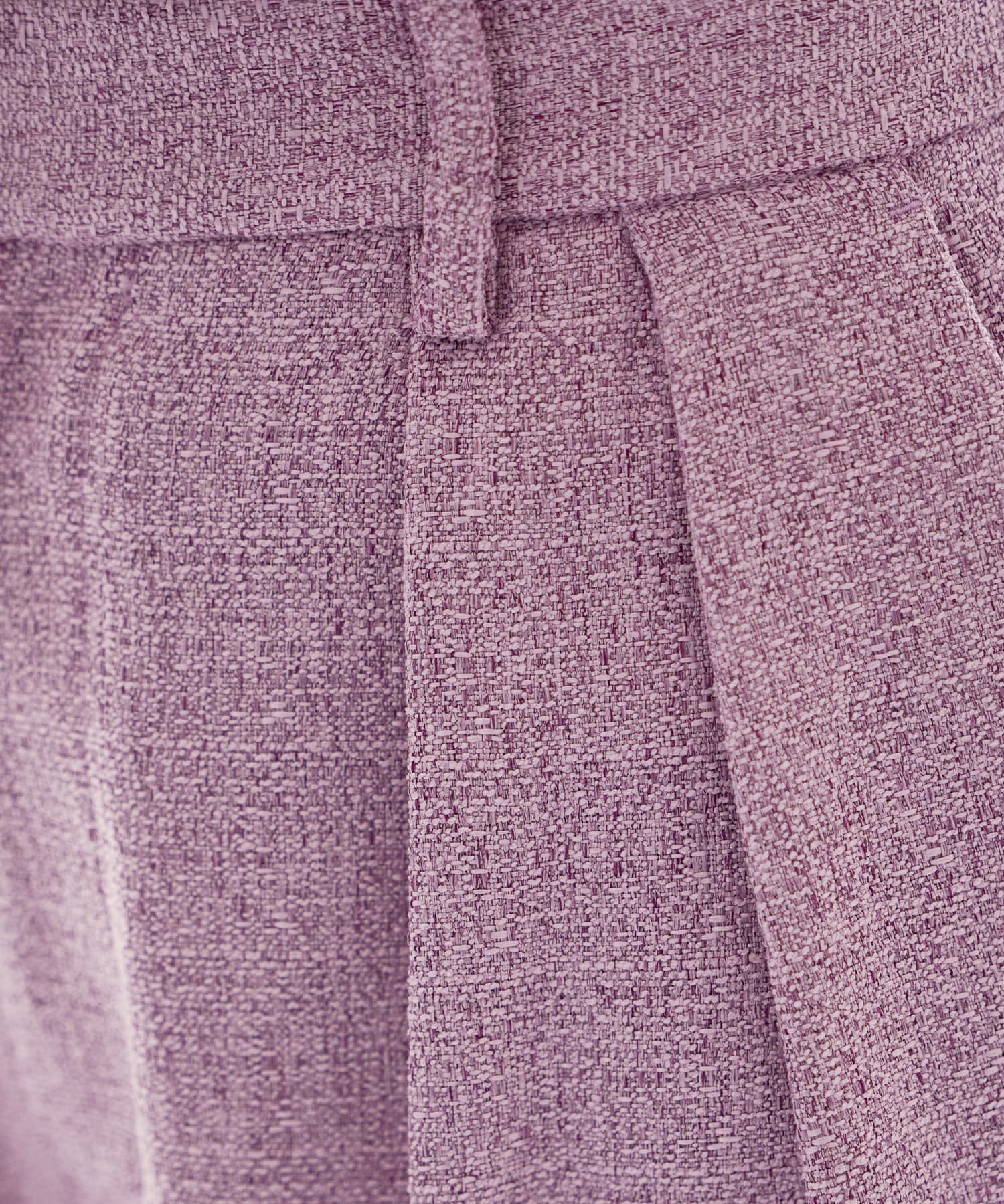 STYLE DELI「【LUXE】ライトツイードワイドパンツ」|スラックス|