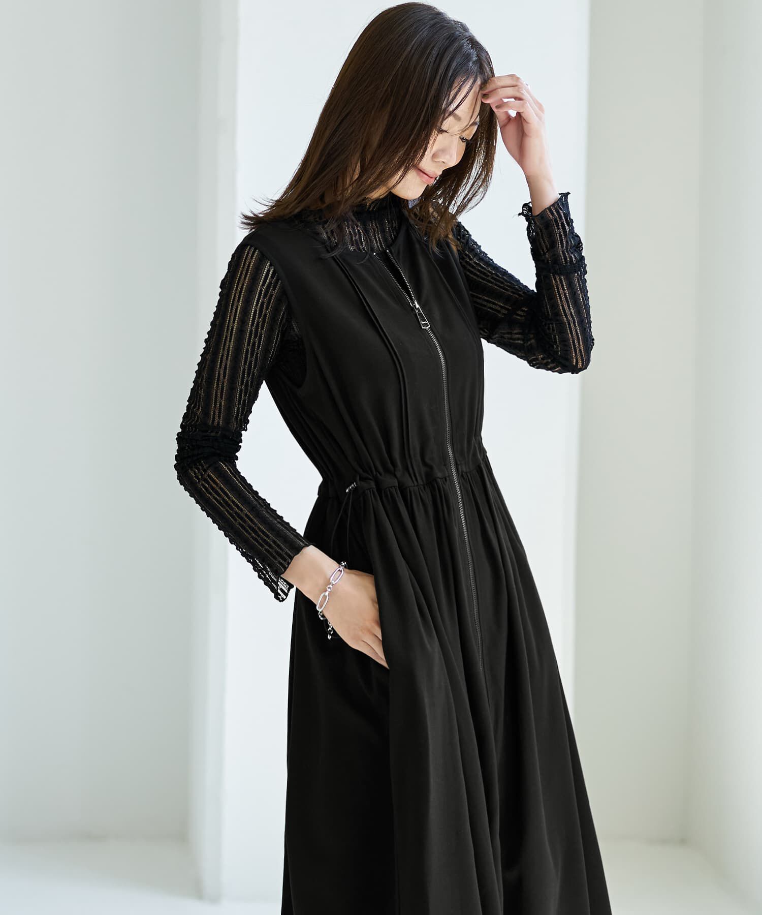 STYLE DELI「ダブルファスナージャンパースカート」|ワンピース|