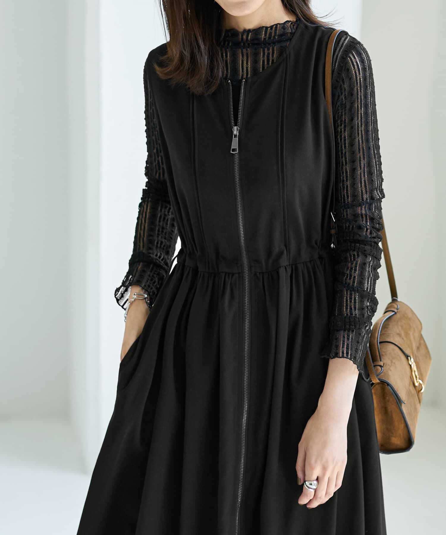 STYLE DELI「ダブルファスナージャンパースカート」|ワンピース|