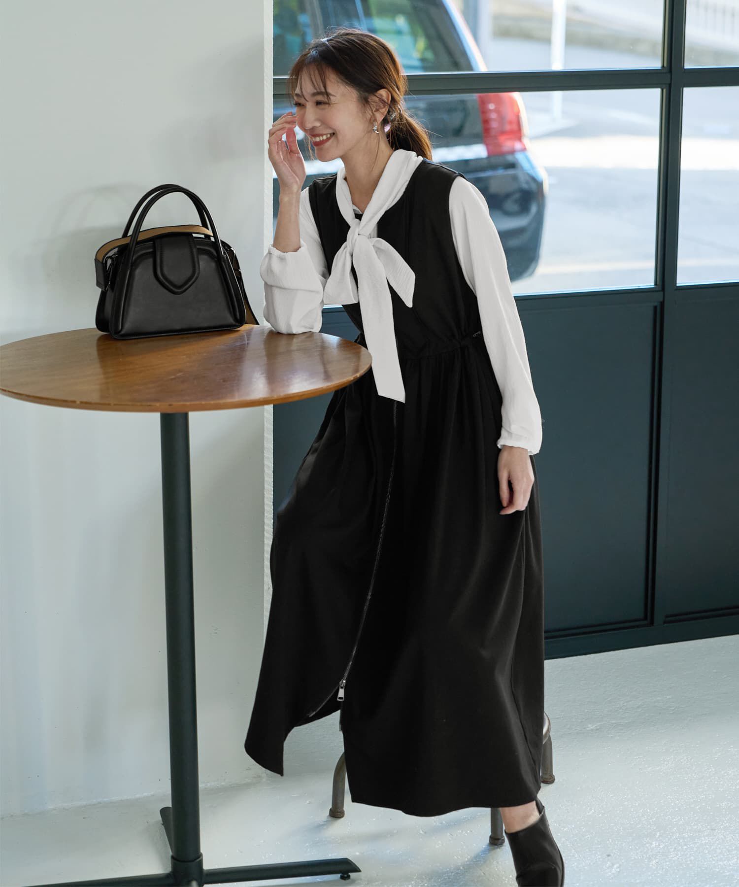 STYLE DELI「ダブルファスナージャンパースカート」|ワンピース|