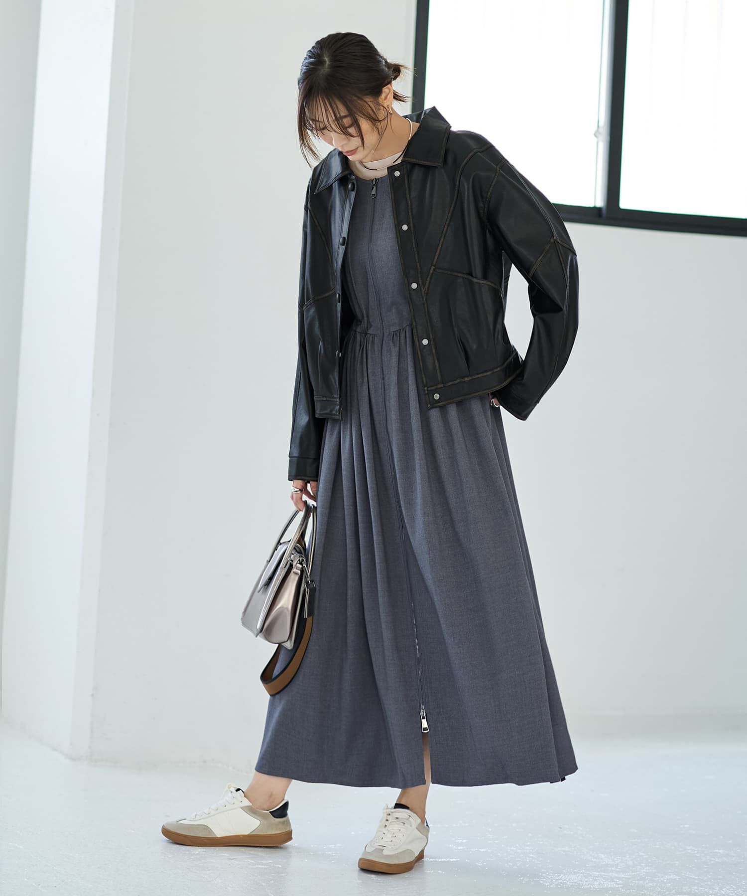 STYLE DELI「ダブルファスナージャンパースカート」|ワンピース|