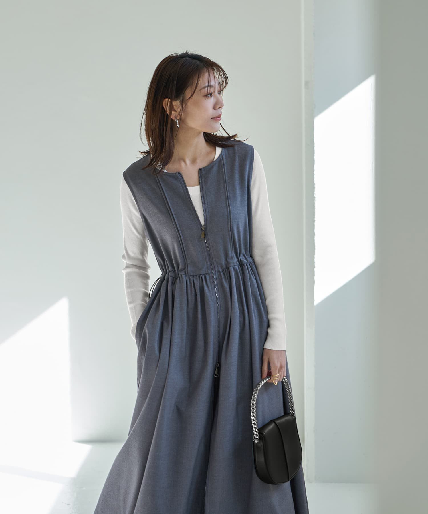 STYLE DELI「ダブルファスナージャンパースカート」|ワンピース|