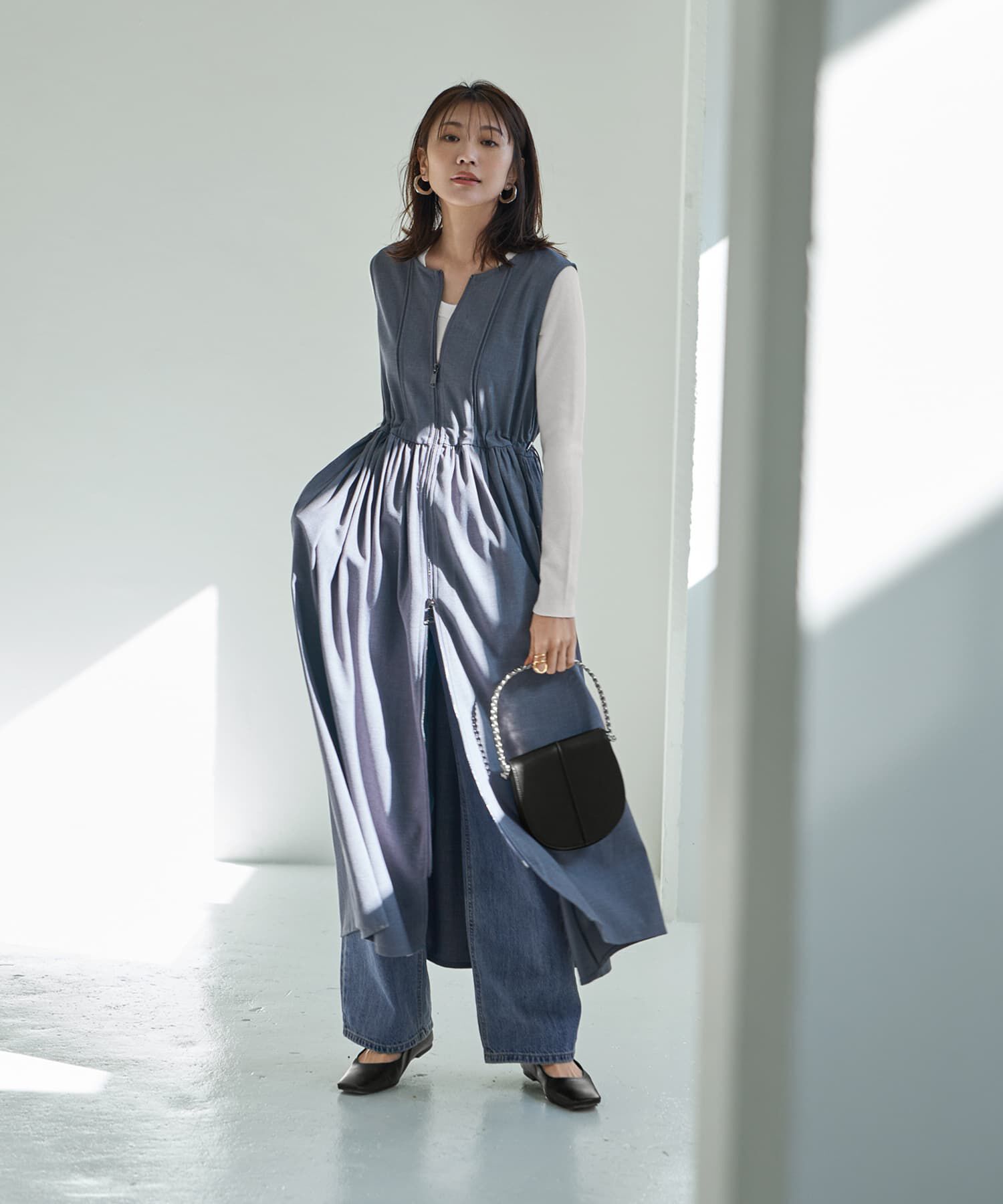 STYLE DELI「ダブルファスナージャンパースカート」|ワンピース|