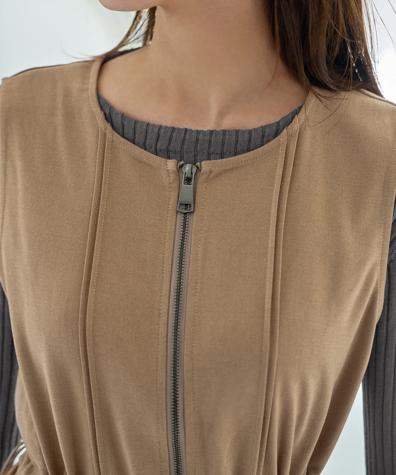 STYLE DELI「ダブルファスナージャンパースカート」|ワンピース|