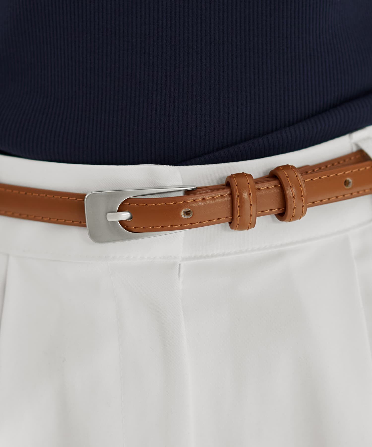 STYLE DELI「【DELI by】ミニマルスリムリアルレザーベルト」|ベルト|