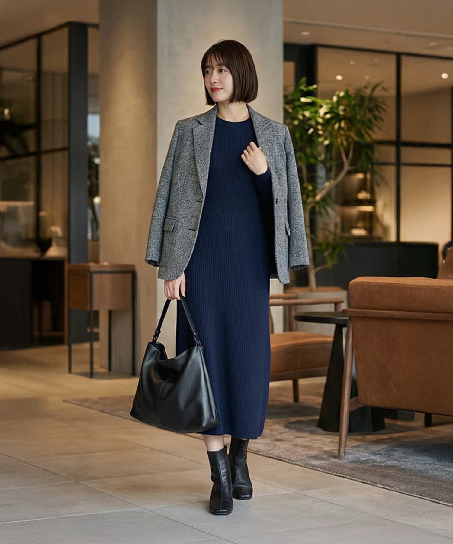 STYLE DELI「【DELI by】エフォートレスリアルレザーワンショルダーバッグ」|ショルダー・メッセンジャー|