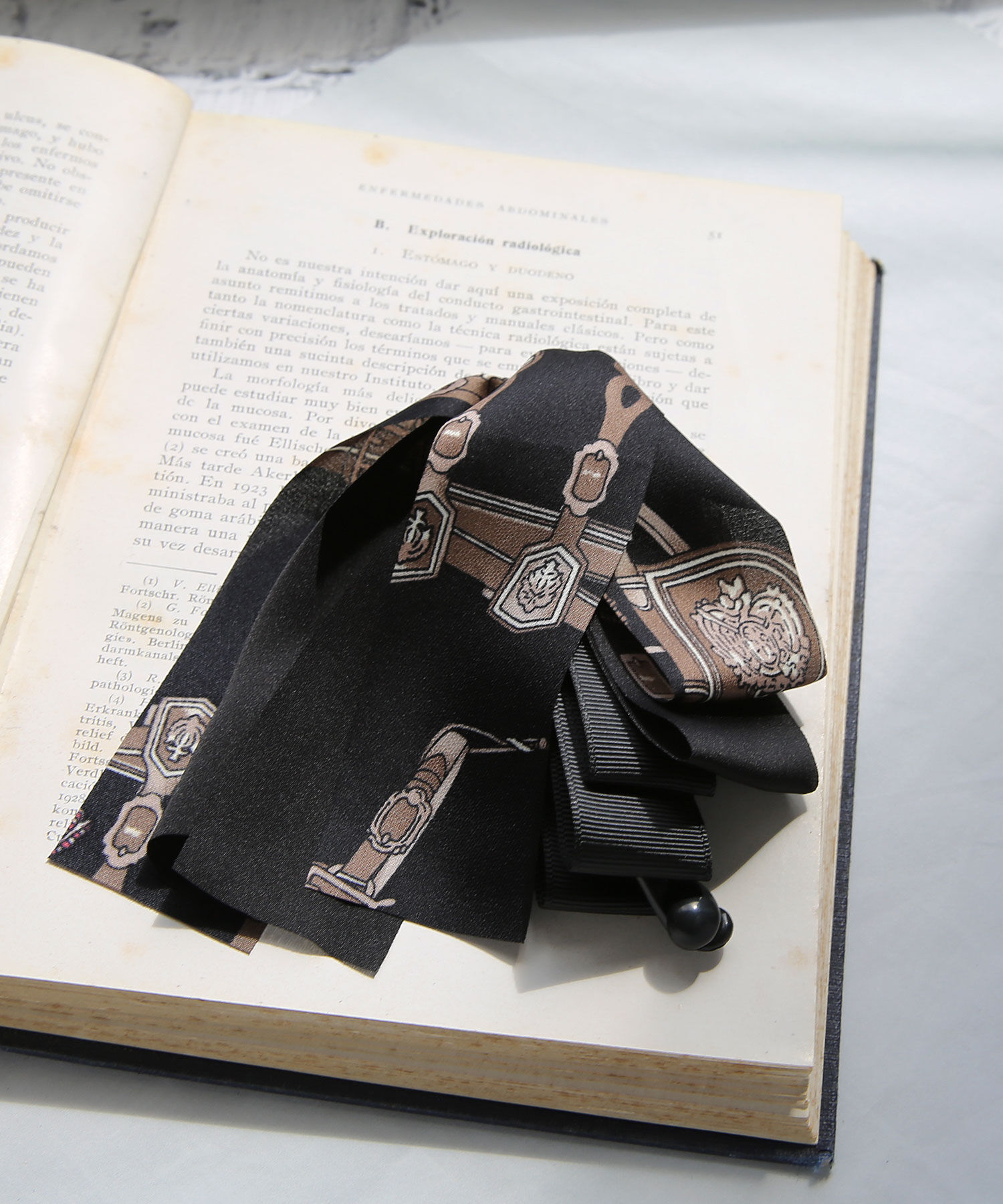 colleca la「レイヤード スカーフリボン バナナクリップ」|その他|ブラック