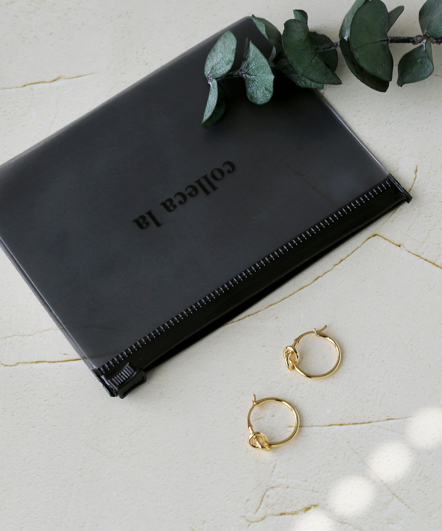 colleca la「[silver925]ノットフープピアス〈金属アレルギー対応〉」|ピアス|