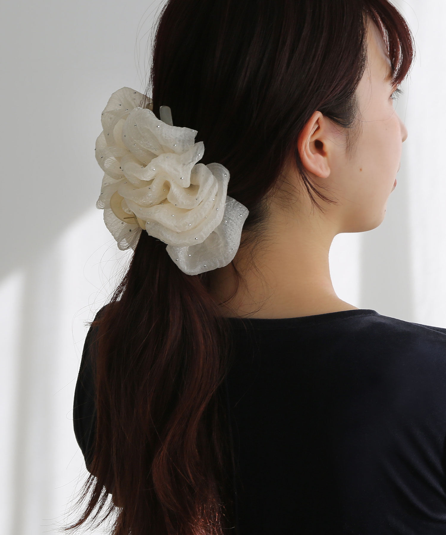  「ボリュームオーガンジー バンスクリップ」|その他|