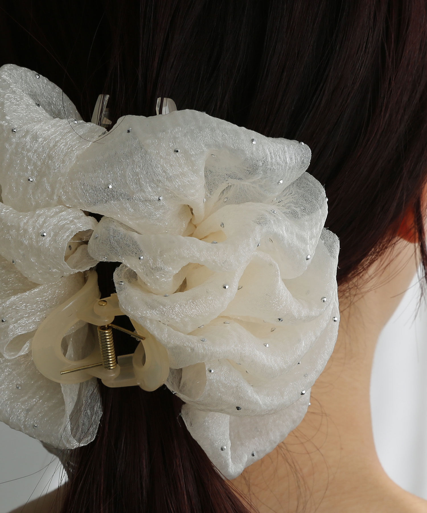  「ボリュームオーガンジー バンスクリップ」|その他|