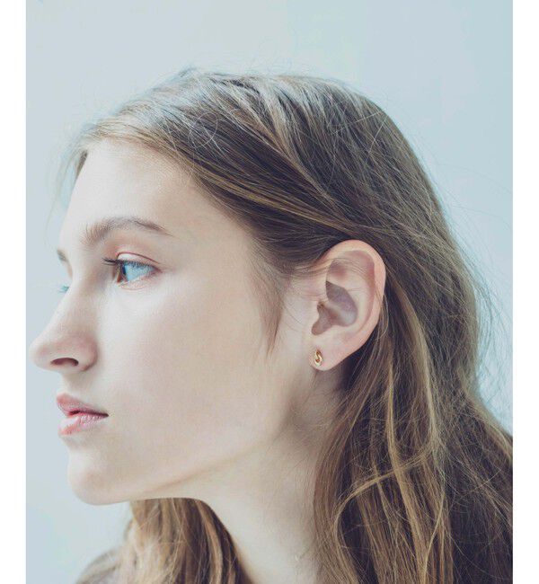 ete「K18YG ブラウンダイヤモンド ピアス」|ピアス|