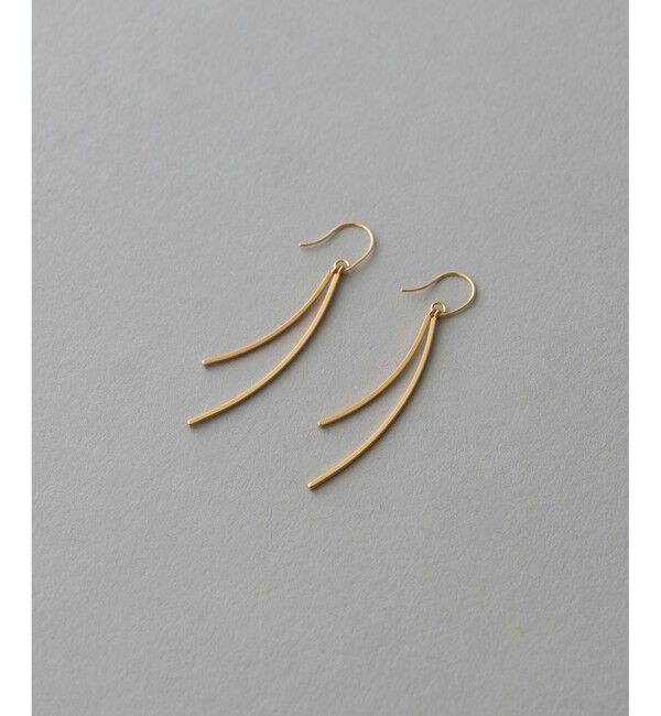 ete「ダブルライン ピアス」|ピアス|