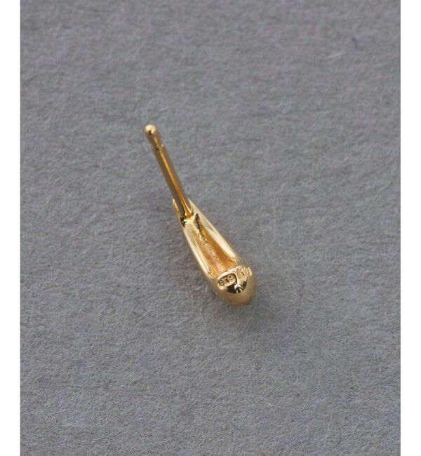 ete「K10YG ドロップ ピアス」|ピアス|