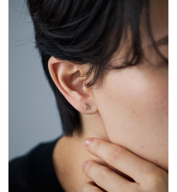 Jouete「[WEB LIMITED] バースデーピアス トライアングル /1月・2月・3月・4月・6月・8月・10月・11月・12月」|ピアス|