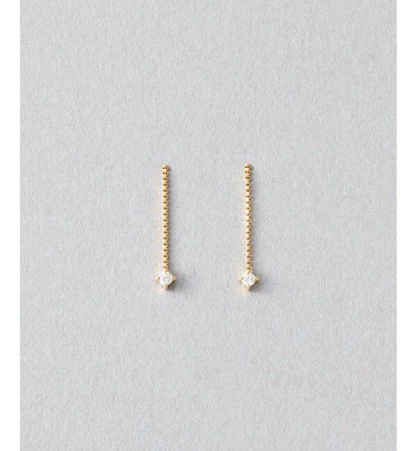 Jouete「K18 ピアス ダイヤモンド」|ピアス|イエローゴールド