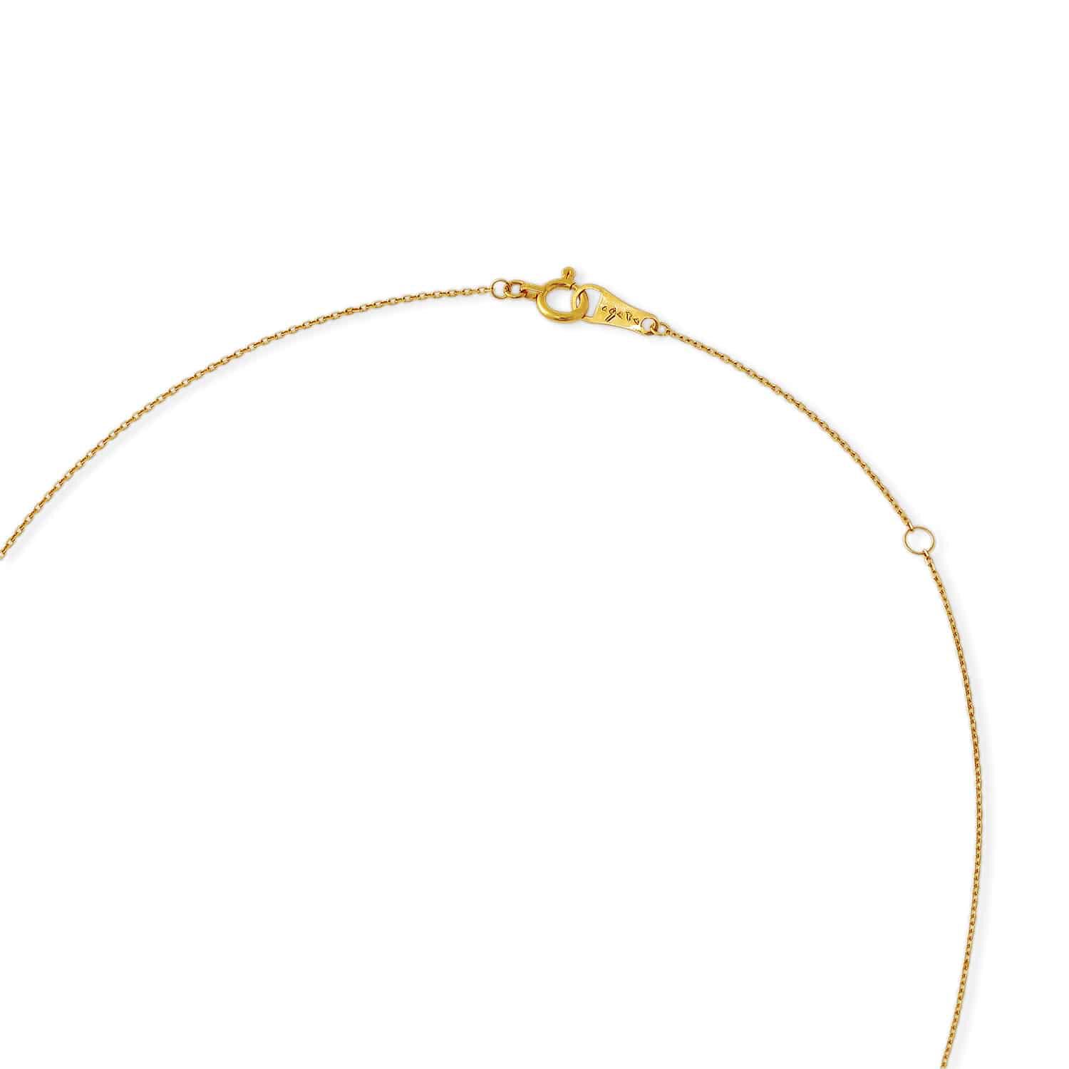 agete「K18ダイヤモンドネックレス」|ネックレス|