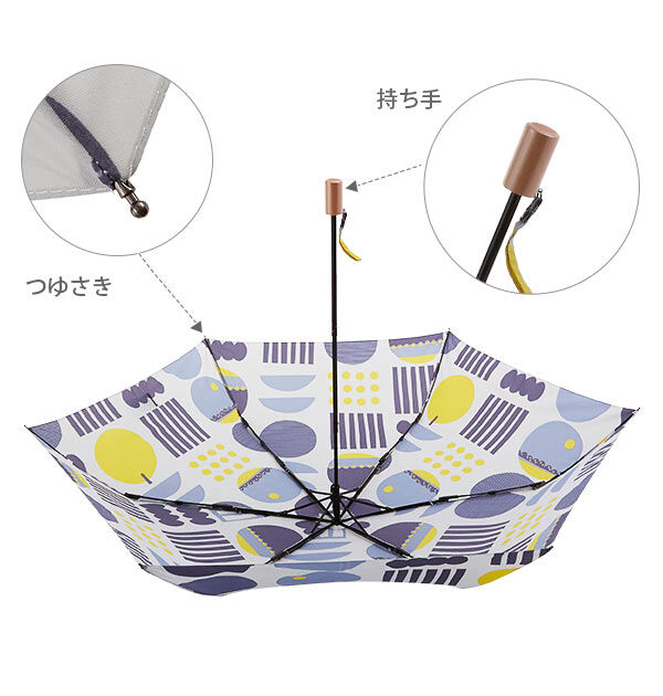 BACKYARD FAMILY「折りたたみ傘 通販 レディース 軽量 ケース おしゃれ 55cm かわいい グラスファイバー骨 」|傘|