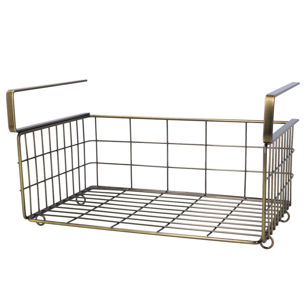 BACKYARD FAMILY「吊り戸棚 ラック 洗面所 通販 戸棚下収納 吊り下げ 収納ラック 戸棚下」|その他|ゴールド1