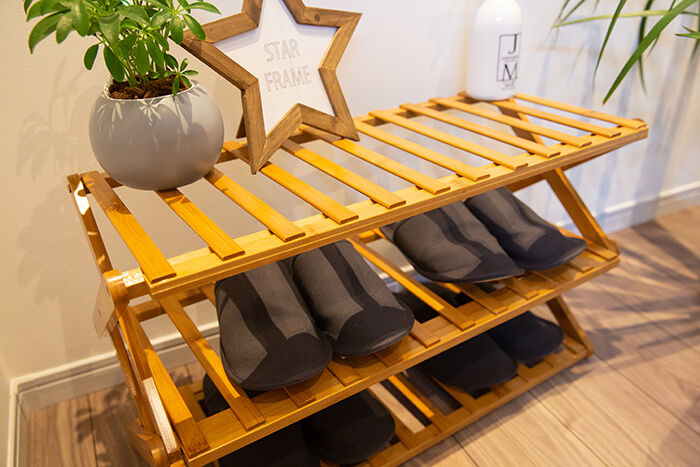 BACKYARD FAMILY「3段 オープン ラック 楽天 マルチラック 棚 竹製折りたたみマルチラック 約」|その他|