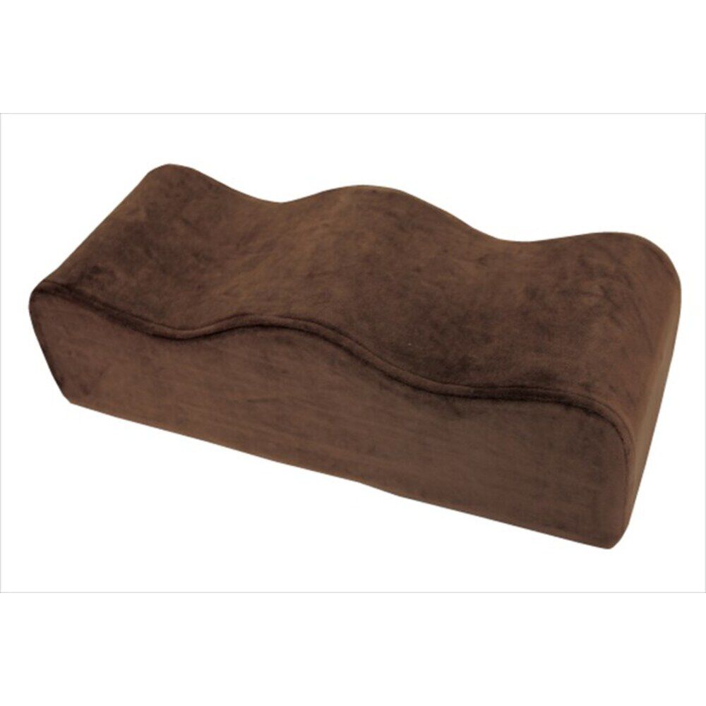 BACKYARD FAMILY「足枕 まくら 通販 CKL ベロア 足専用山型 枕 マクラ 足上げ クッション 48&times; 15cm」|ブランケット|ブラウン1