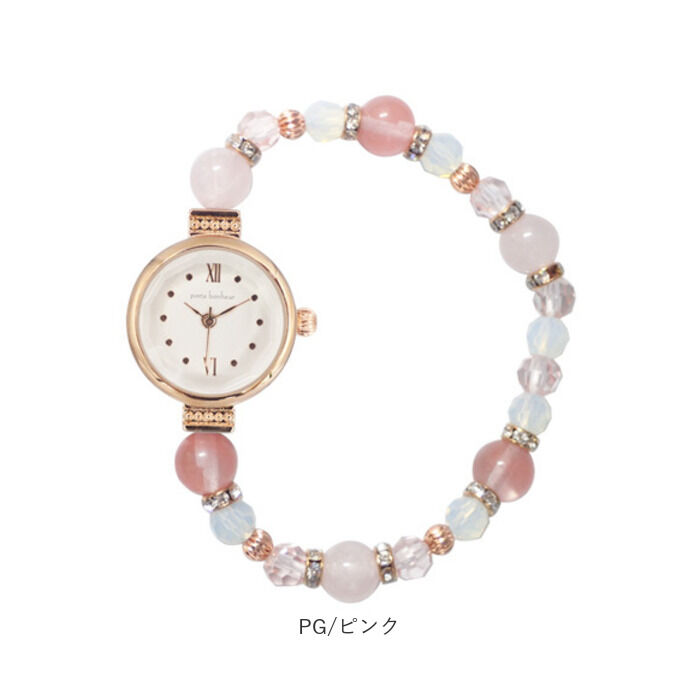 BACKYARD FAMILY「ジャバラウォッチ 腕時計 レディース 通販 時計 アナログ時計 ウオッチ ジャバラ ビーズ 天然石」|腕時計|