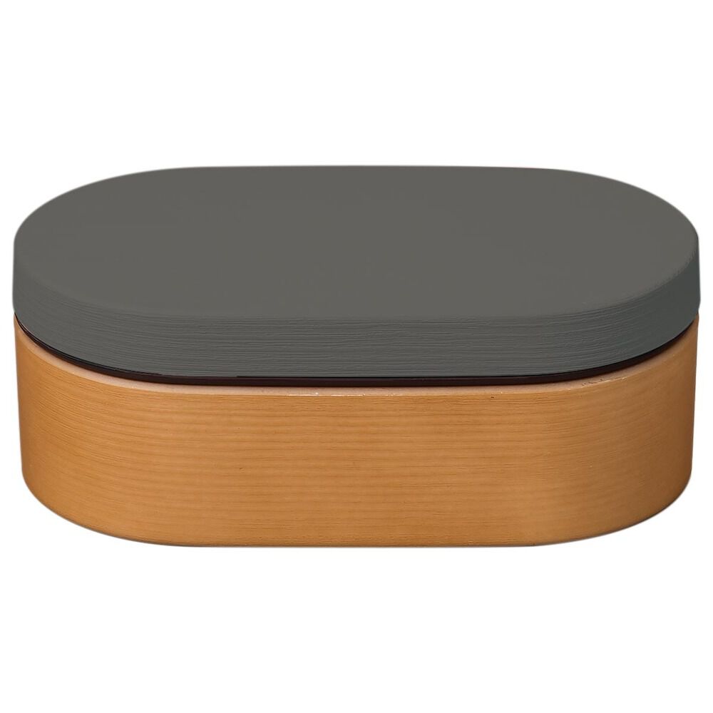 BACKYARD FAMILY「お弁当箱 おしゃれ 大人 女性 通販 弁当箱 1段 ランチボックス 女子 かわいい 一段」|食器・キッチングッズ|グレー1