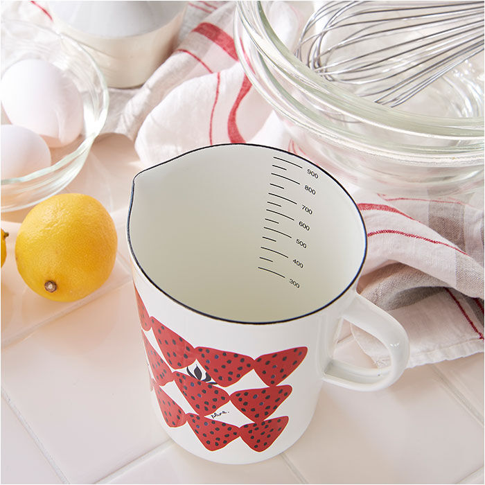 BACKYARD FAMILY「ホーロー 計量カップ Lサイズ 通販 メジャーカップ ほうろう 耐熱 ホーロー製 目盛り付き」|食器・キッチングッズ|