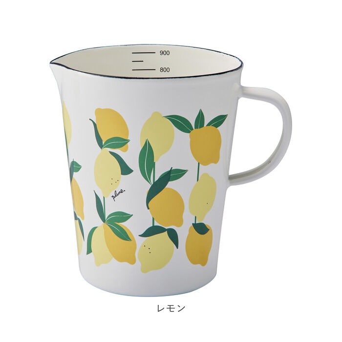 BACKYARD FAMILY「ホーロー 計量カップ Lサイズ 通販 メジャーカップ ほうろう 耐熱 ホーロー製 目盛り付き」|食器・キッチングッズ|