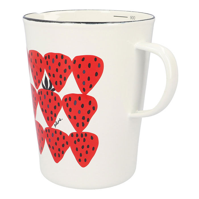 BACKYARD FAMILY「ホーロー 計量カップ Lサイズ 通販 メジャーカップ ほうろう 耐熱 ホーロー製 目盛り付き」|食器・キッチングッズ|