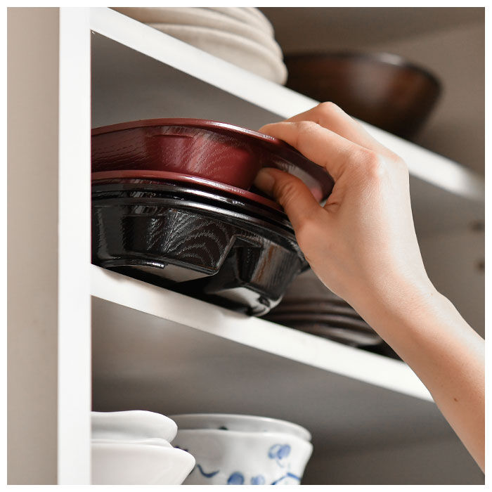 BACKYARD FAMILY「ランチプレート フタ付き 通販 hakoya 弁当 箱 仕切り 仕切り皿 和食器 弁当箱」|食器・キッチングッズ|