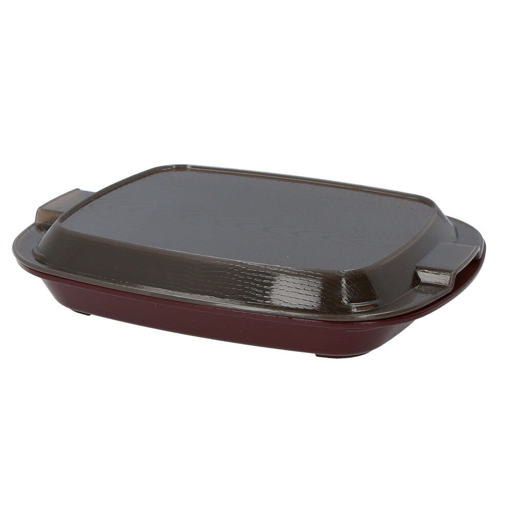 BACKYARD FAMILY「ランチプレート フタ付き 通販 hakoya 弁当 箱 仕切り 仕切り皿 和食器 弁当箱」|食器・キッチングッズ|ブラウン1