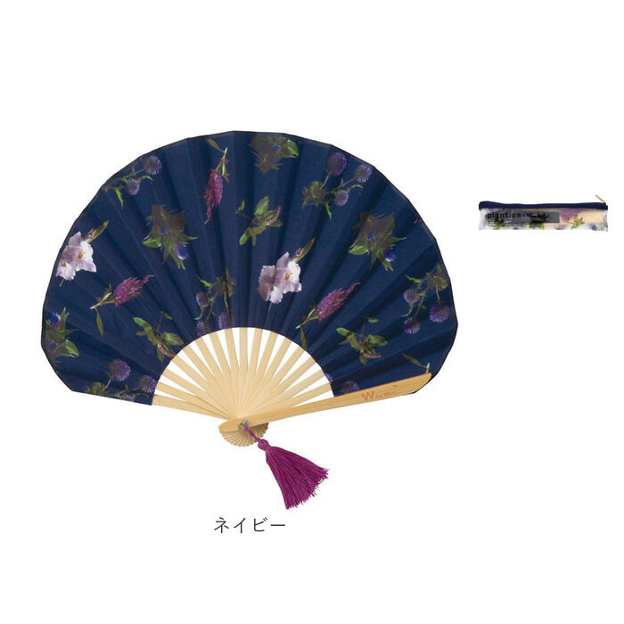 BACKYARD FAMILY「扇子 通販 花柄 フラワー扇子 せんす フラワー ボックス入り お洒落 タッセル付き 暑さ対策」|その他|