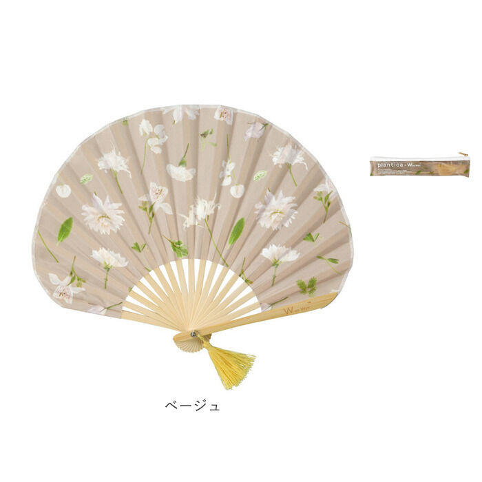BACKYARD FAMILY「扇子 通販 花柄 フラワー扇子 せんす フラワー ボックス入り お洒落 タッセル付き 暑さ対策」|その他|