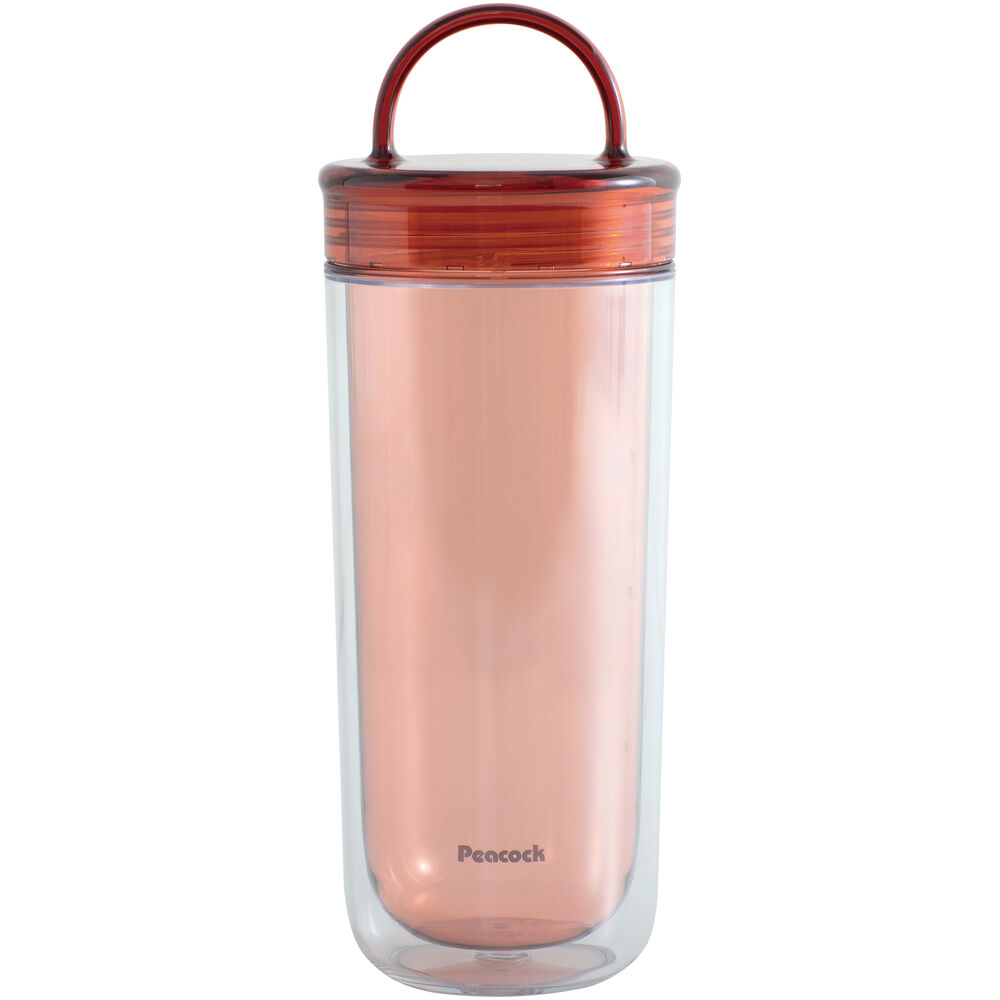 BACKYARD FAMILY「ピーコック Peacock 水筒 PPA-50 通販 クリアボトル スクリュータイプ 480ml」|食器・キッチングッズ|レッド1